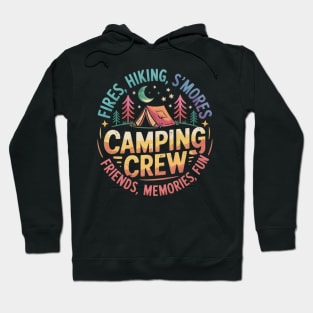 Camping Crew Family Friends Hoodie